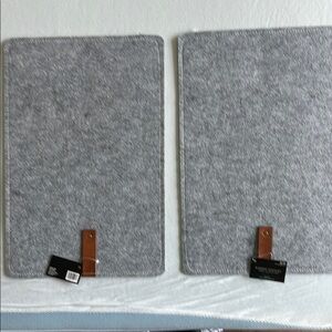 Gray Felt Place Mats